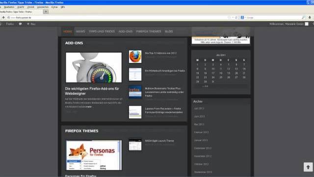 firefox startseite