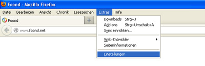 Firefox master-passwort setzen