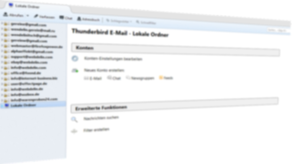 Kostenlose E-Mail Programm Thunderbird Version